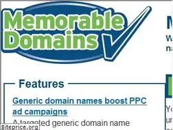Sites similar to memorabledomains.co.uk
