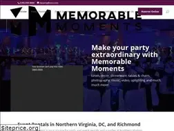 Sites similar to memorablemomentsva.com