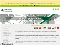Sites similar to memorainternational.com