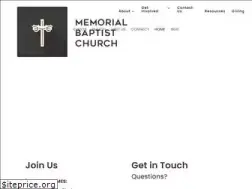 Sites similar to memorialbaptist.com