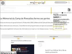 Sites similar to memorialcamprivesaltes.eu