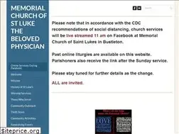 Sites similar to memorialchurchofstlukes.org