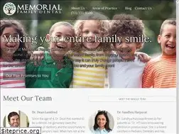 Sites similar to memorialfamilydental.com