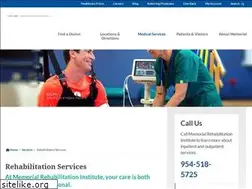 Sites similar to memorialrehab.com