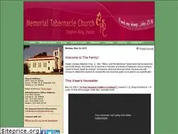Sites similar to memorialtabernacle.org