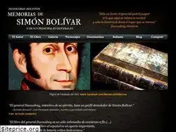 Sites similar to memoriasdebolivar.com