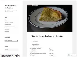 Sites similar to memoriasdecocina.wordpress.com