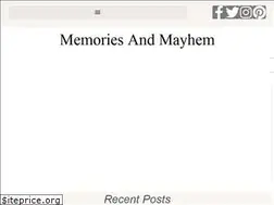 Sites similar to memoriesandmayhemblog.com