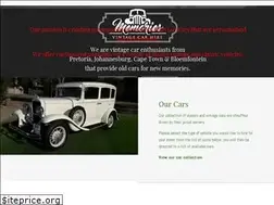 Sites similar to memoriescarhire.com