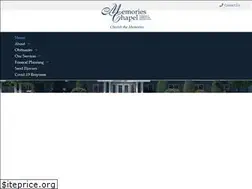 Sites similar to memorieschapel.com