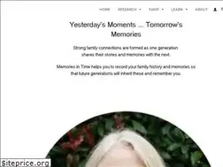 Sites similar to memoriesintime.co.nz