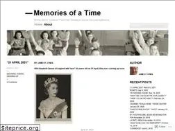 Sites similar to memoriesofatime.com