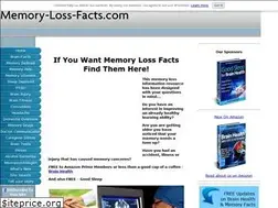 Sites similar to memory-loss-facts.com