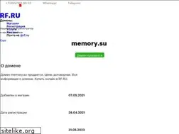 Sites similar to memory.su