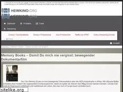 Sites similar to memorybooks-film.de