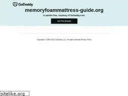 Sites similar to memoryfoammattress-guide.org