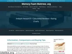Sites similar to memoryfoammattress.org