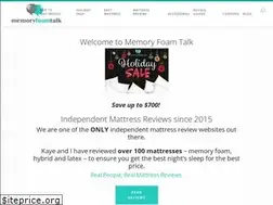 Sites similar to memoryfoamtalk.com