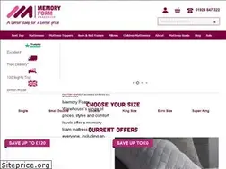 Sites similar to memoryfoamwarehouse.co.uk