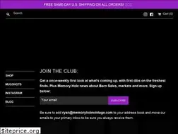 Sites similar to memoryholevintage.com