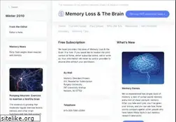 Sites similar to memorylossonline.com