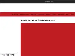 Sites similar to memorytovideo.com