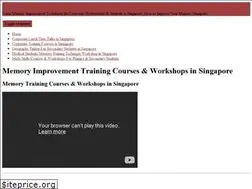 Sites similar to memorytrainingcoursesingapore.com