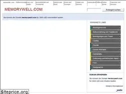 Sites similar to memorywell.com