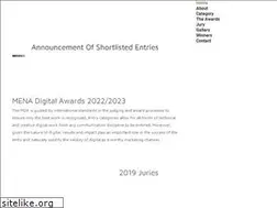 Sites similar to menadigitalawards.com