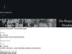 Sites similar to mendelssohn-gesellschaft.de