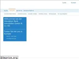 Sites similar to mendener-bank-immobilien.de