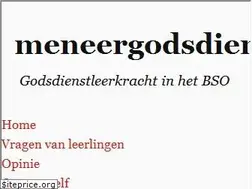 Sites similar to meneergodsdienst.wordpress.com
