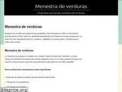 Sites similar to menestradeverduras.net