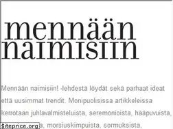 Sites similar to mennaannaimisiin.fi