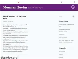 Sites similar to mennansevim.com