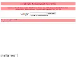 Sites similar to mennonitegenealogy.com