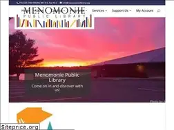 Sites similar to menomonielibrary.org