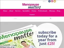 Sites similar to menopausematters.co.uk