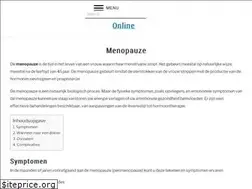 Sites similar to menopauzeonline.be