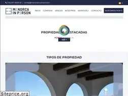 Sites similar to menorcainperson.com