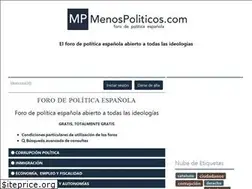 Sites similar to menospoliticos.com