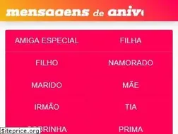 Sites similar to mensagemaniversario.com.br