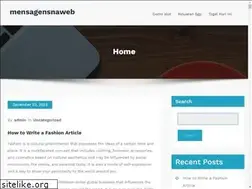 Sites similar to mensagensnaweb.com