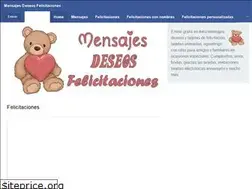 Sites similar to mensajesdeseosfelicitaciones.com