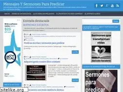 Sites similar to mensajesysermonesparapredicar.blogspot.com