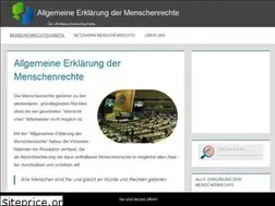 Sites similar to menschenrechtserklaerung.de