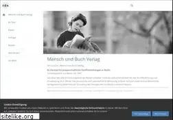 Sites similar to menschundbuch.de