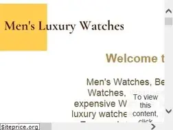 Sites similar to mensluxurywatches.org