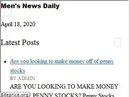 Sites similar to mensnewsdaily.com