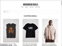 Sites similar to mensweardeals.com